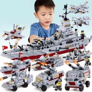 BỘ ĐỒ CHƠI LEGO LẮP GHÉP XẾP HÌNH Tàu Chiến Hạm, Lắp Ráp Ô Tô Máy Bay Chiến Đấu