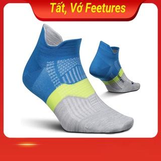 Tất vớ chạy bộ Feetures cổ ngắn thể thao nam nữ, hàng dệt kim xuất khẩu Mỹ, 3 size M L XL