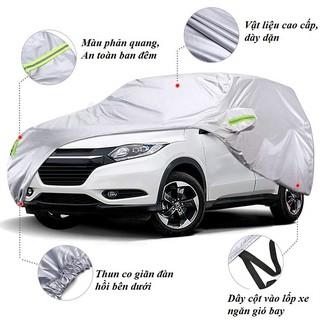 BẠT PHỦ, ÁO TRÙM XE Ô TÔ DÀY 3 LỚP XE 7 CHỖ CHỐNG THẤM, CHỐNG CHÁY, CHỐNG TIA UV CHO XE Innova, Fortuner, Mazda, Kia....