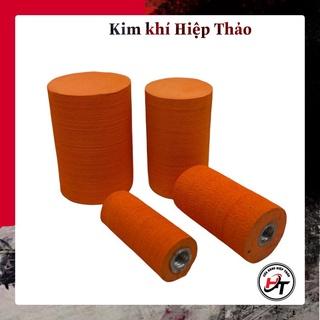 Trục lu cam gắn giấy nhám quả lu mút xốp giấy ráp 25mm 25mm 45mm 55mm Kim khí Hiệp Thảo