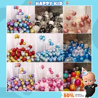 Set 30 bóng bay mix màu trang trí sinh nhật thôi nôi đầy tháng phòng cưới HAPPYKID S30BMM