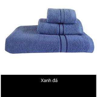 Khăn lau đầu 35x80cm 100% cotton siêu thấm hút, không sổ lông, không phai màu dùng cho gia đình, spa - salon, khách sạn