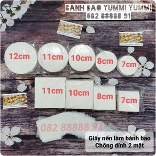 Set 500 tờ giấy nến vuông/tròn làm bánh bao , hàng cao cấp.