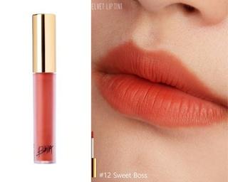 Son Kem Lì BBIA Last Velvet Lip Tint 12 - Cam Cháy Chuẩn Auth 100%