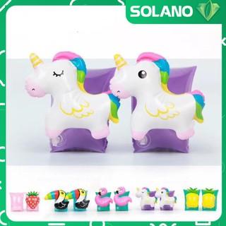 Phao Bơi Cho Bé Tập Bơi SOLANO Phao Tay Cho Bé An Toàn Hình Kỳ Lân - Ngựa 1 Sừng (Unicorn) SS-001189