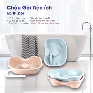 Chậu gội đầu tại giường, Chậu gội đầu tại nhà cho người già, bà bầu, trẻ nhỏ Nhựa Việt Nhật -Thau gội đầu tiện ích