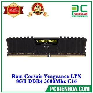 [Mã 1512ELSALE0 giảm 5% đơn 400k] BỘ NHỚ RAM CORSAIR VENGEANCE LPX 8GB DDR4 3000MHZ C16 MỚI CHÍNH HÃNG