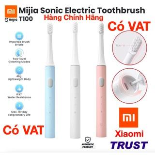 Bàn chải điện Xiaomi Mijia T100  (pin sạc) - kháng nước ipx7 - Bàn Chải Đánh Răng Mijia T100 - Hàng Chính Hãng