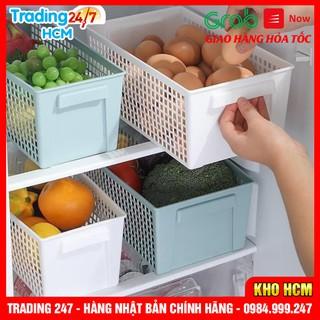 [Hỏa tốc HCM] Giỏ nhựa đựng đồ đa năng Inomata dáng rộng Nội Địa Nhật Bản