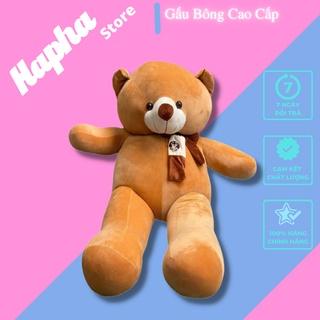 Gấu Bông Teddy Khăn, Gối Ôm Hình Thú Nhồi Bông Cho Bé Cao Cấp Quà Tặng Đáng Yêu Chất Liệu Vải Nhung Hàn Quốc Size 1m-1m3