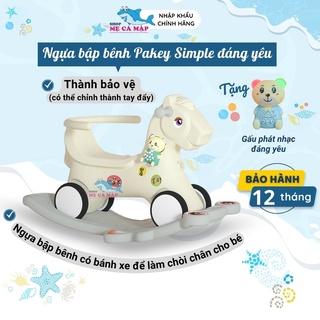 Ngựa bập bênh cho bé Pakey Simple SALE RẺ NHẤT sẵn 2 màu cho bé yêu