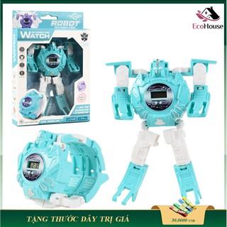 Đồ chơi trẻ em, đồng hồ lắp ráp biến hình robot sáng tạo (Tặng thước đo chiều cao khi mua hàng)