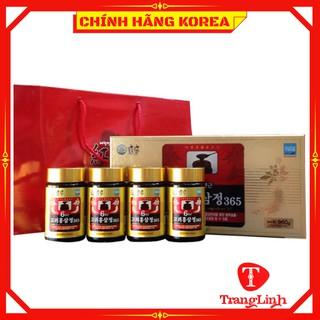 Cao hồng sâm 365 hàn quốc, hộp 4 lọ - Cao sâm hàn quốc chính hãng - tranglinhkorea