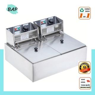 Bếp chiên nhúng điện đôi ngập dầu 12l