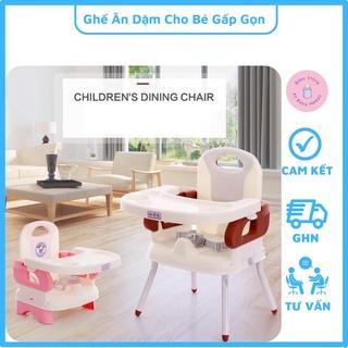 Ghế Ăn Dặm Gấp Gọn Cho Bé Kèm Chân Sắt, Ghế Ăn Dặm Cho Bé Từ 6 Tháng