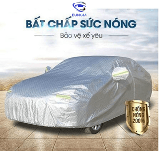 Bạt phủ toàn xe 3 lớp cao cấp chống xước, chống nắng, chống mưa, chống cháy cho ô tô, xe hơi