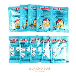 NƯỚC THỔI BONG BÓNG XÀ PHÒNG - SET 10 GÓI (DUNG DỊCH PHA NƯỚC THỔI BONG BÓNG)