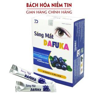 Siro SÁNG MẮT DAFUKA giảm nguy cơ cận thị ở trẻ nhỏ - thành phần việt quất, cúc hoa vàng an toàn, hiệu quả - Hộp 20 gói