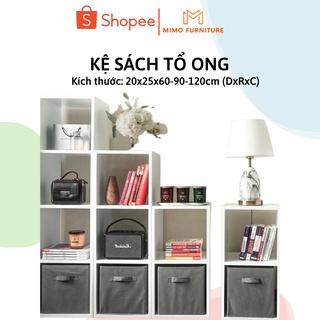 Kệ Tổ Ong MIMO FURNITURE Kệ Sách Gỗ Đa Năng Nhiều Tầng Lắp Ghép Tiện Ích