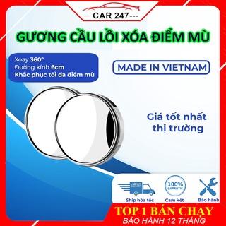 Gương Cầu Lồi Ô Tô - Gương Cầu Lồi Gắn Kính Hậu Ô tô Xoay 360 Xóa Điểm Mù