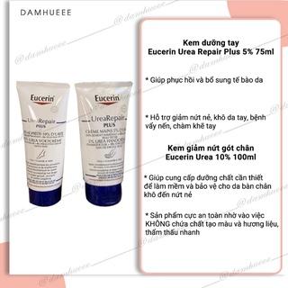 Kem dưỡng da tay, da chân Eucerin Urea Repair Plus