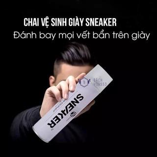 chai xịt bọt làm sạch giày