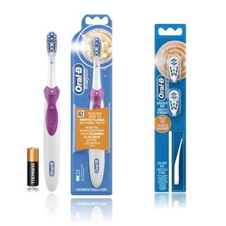 Bàn Chải Đánh Răng Pin Oral-B Complete Action - Dùng Pin AA, Nhiều Màu sắc, Có Set đầu thay thế, Bàn Chải Điện Oral B