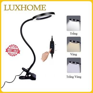 Đèn học kẹp bàn led 3 màu ánh sáng - Đọc sách, Học tập, Làm việc, Đèn nối mi, làm nail