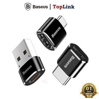 Đầu chuyển đổi OTG Baseus Từ Type-C ra USB/ USB ra Type-C/ Type-C ra Micro - TopLink