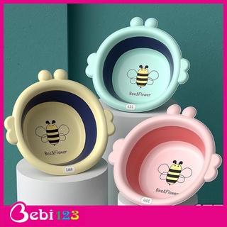 Thau chậu rửa mặt gấp gọn hình Ong Bee & Flower cho bé