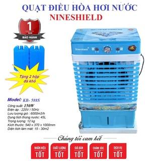 QUẠT ĐIỀU HOÀ HƠI NƯỚC HS-35A/HS-588A TẶNG 2 BÌNH ĐÁ KHÔ CÓ BÁNH XE