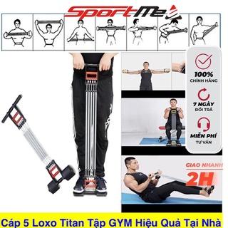 Dây Kéo Cáp 5 Lò Xo Titan Sportme Tập Thể Thao Đa Năng, Tập Cơ Ngực, Cơ Tay Hiệu Quả Tại Nhà