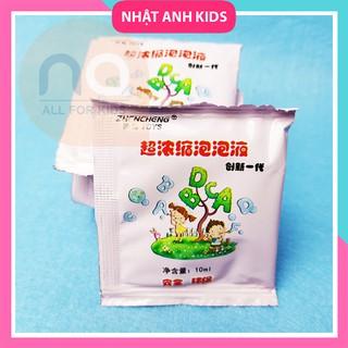 [RẺ NHẤT] Nước Pha Bong Bóng Xà Phòng túi 10ml, Dành Cho Đồ Chơi Thổi Bong Bóng (1 gói pha với 80 - 120ml nước)