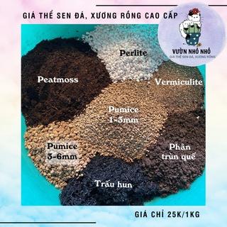 K có Vifu - 1kg Giá thể, Đất trồng Sen đá, Xương rồng, Hương Thảo trộn sẵn loại Cao Cấp siêu thoáng nước - Vườn Nhỏ Nhỏ