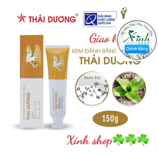 Kem đánh răng dược liệu thái dương (100gr -  150gr )giúp ngăn ngừa nhiệt miệng và vệ sinh răng hiệu quả