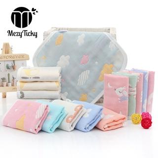 Set 2 khăn lau mặt mềm mại thấm hút tốt 25cm cho bé