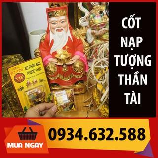 Nạp tượng thờ Thần Tài Thổ Địa 2 bộ Cốt thất bảo PHÁP BẢO