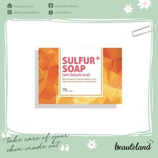 Xà phòng hỗ trợ giảm mụn lưng cho cơ thể Sulfur & Salicylic acid soap