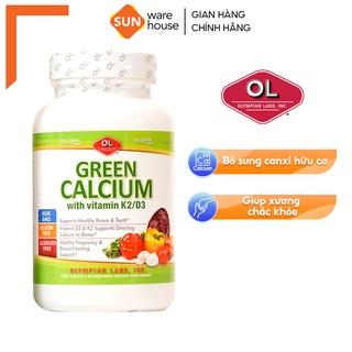 Viên Uống Bổ Sung Canxi Hữu Cơ Olympian Labs Green Calcium Giúp Xương Chắc Khoẻ, An Toàn Cho Mẹ Và Bé