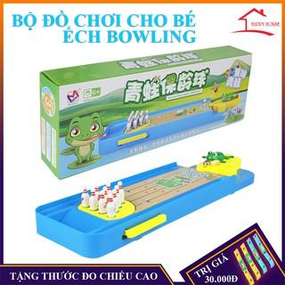 Đồ chơi trẻ em ếch bắn bowling, đồ chơi giải trí cho bé và bố mẹ, giúp bé tăng cường khả năng phản xạ