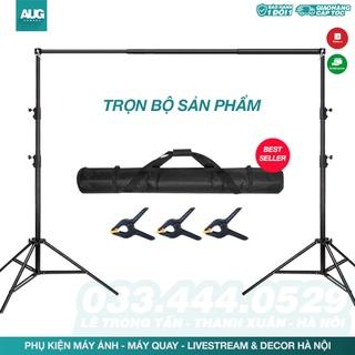 Bộ giá treo phông - khung treo phông di động chụp ảnh, livestream cỡ lớn 2m88 x 3m - AUG Camera & Decor