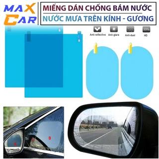 Combo Miếng Dán Chống Bám Nước Mưa Trên Kính Loại Tốt - Miếng Dán Gương Chiếu Hậu ô tô, Xe hơi