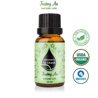 Tinh dầu Sả Chanh Lemongrass Trường An Essential Oil, xuất sứ thiên nhiên không pha tạp chất, có giấy kiểm định COA