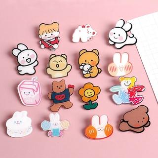 Ghim Cài Áo Balo Túi Ví Sticker Trang Trí Hoạt Hình Dễ Thương Local Brand Mi Midori