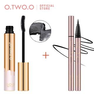 Bộ bút kẻ mắt + mascara O.TWO.O trang điểm lâu trôi chống thấm nước và nhanh khô 95g