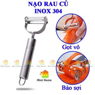 Nạo rau củ quả, gọt trái cây, dụng cụ bào sợi thép không gỉ inox 304 cao cấp đa năng 3 in 1 tiện lợi