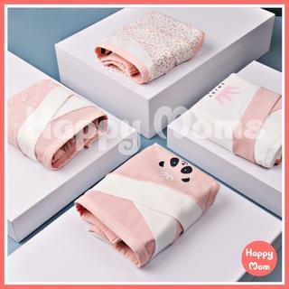 Set 4 QUẦN LÓT BẦU Cotton Cạp chéo EnjoyPreg co giãn 4 chiều cho mẹ bầu và sau sinh