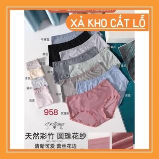 [XẢ KHO] Quần lót nữ cotton cao cấp thông hơi xiaotian mã 958