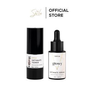 Combo xịt se khít vùng kín Shila và tinh chất phục hồi Shila (Shila Intimate Toner, Shila Serum Pinky/Glowy)