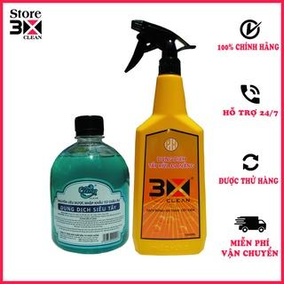 Dung Dịch Nước Tẩy Rửa Đa Năng Ô Tô Xe Máy 3X Clean + Ocean 500ml, Tẩy Dầu Nhớt Và Rỉ Sét Trên Các Bề Mặt